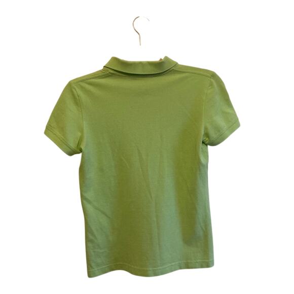 Lily Pulitzer Lime Green Polo Preppy Golf Academia School Girl Front Button - Picture 6 of 7